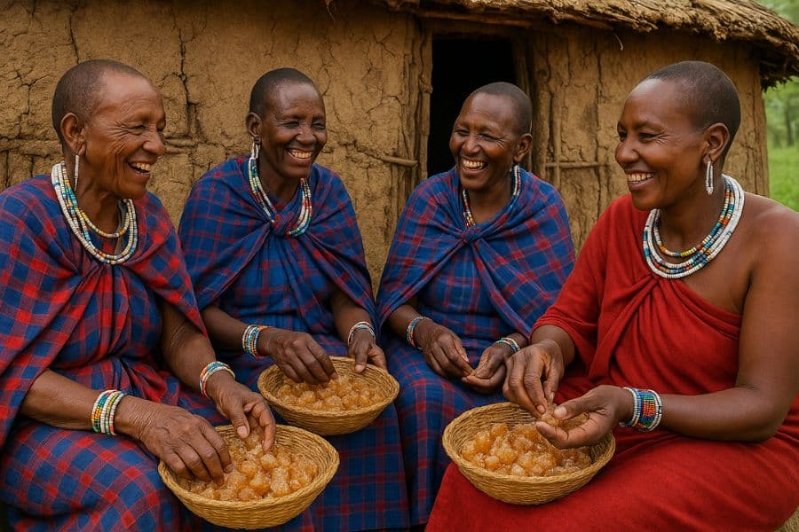 Gum arabic collection